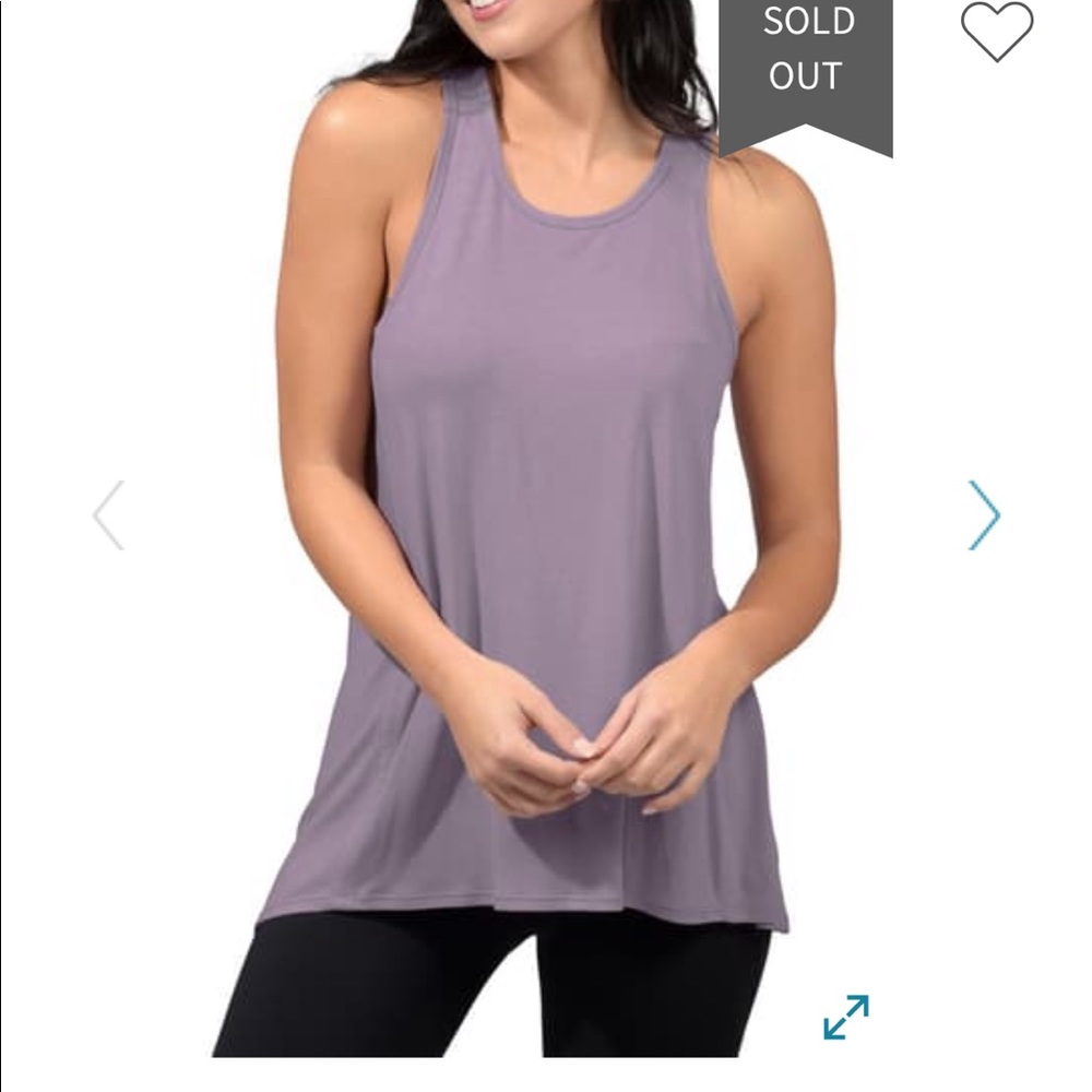 Cross back tank top